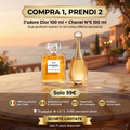 Compra 1, prendi 2 – J’adore Dior 100 ml + Chanel N°5 100 ml